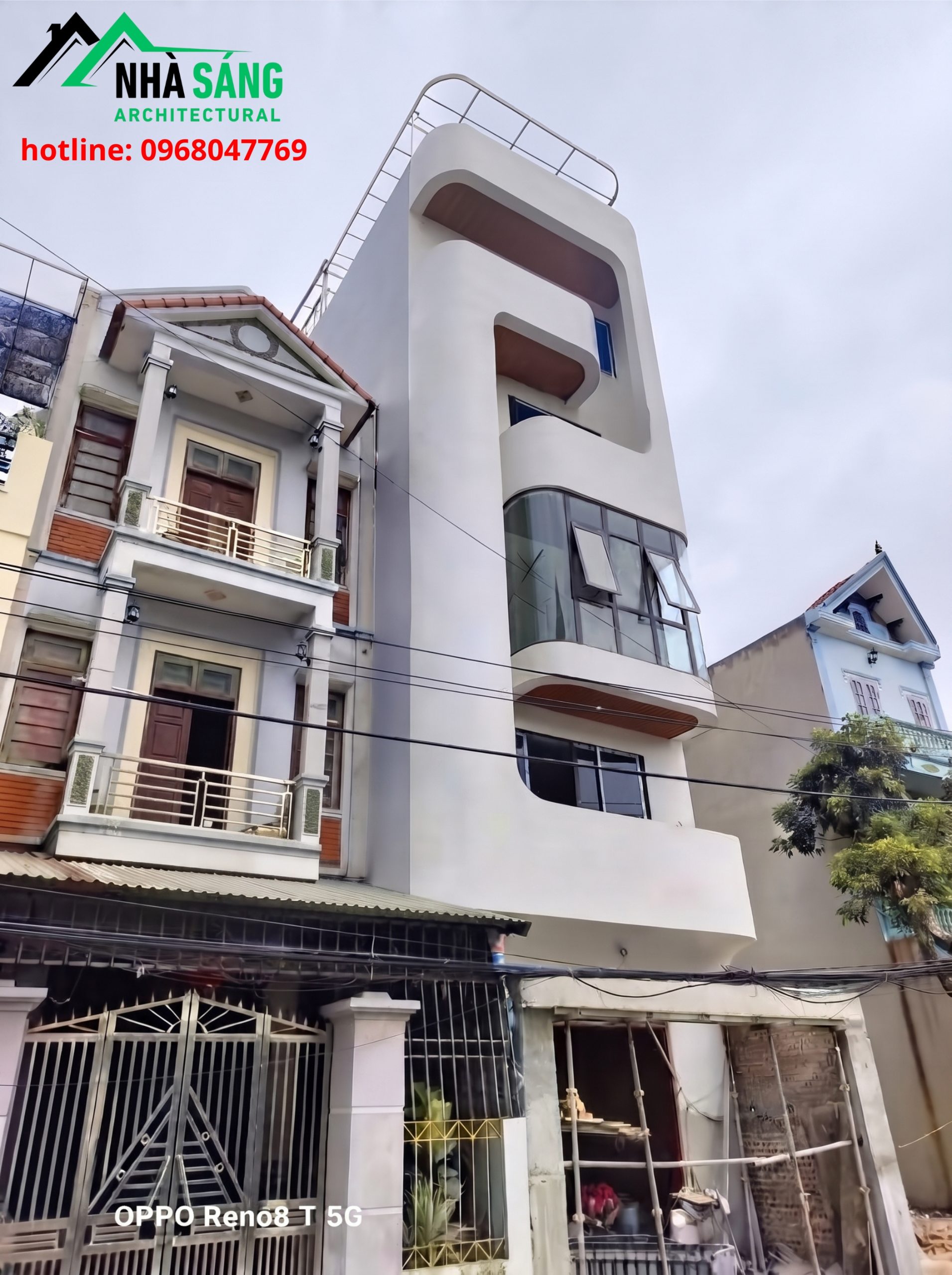 Nhà Phố Thường Tín Thiết kế nhà phố hiện đại tại Thường Tín 5 tầng mặt tiền đẹp